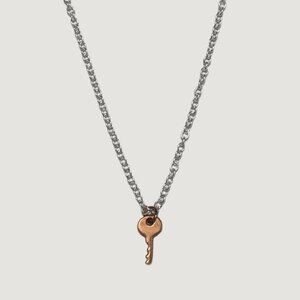 Key Necklace - .925 Sterling Silver - NWOT